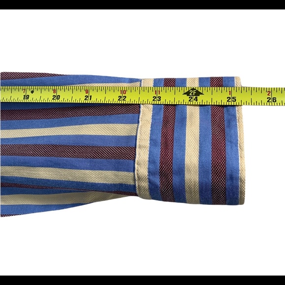 Paul Smith London Men’s Large Long Sleeve Shirt Striped - Picture 11 of 11